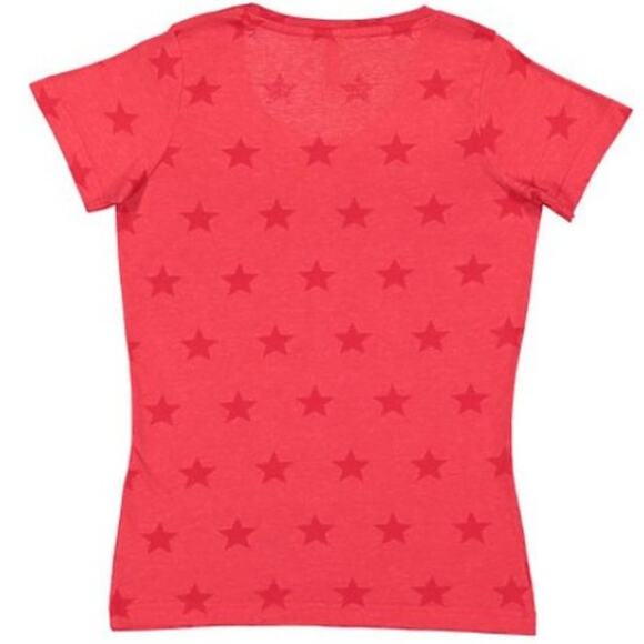 Code Five Ladies Red Star Tee Size Small - Picture 2 of 3